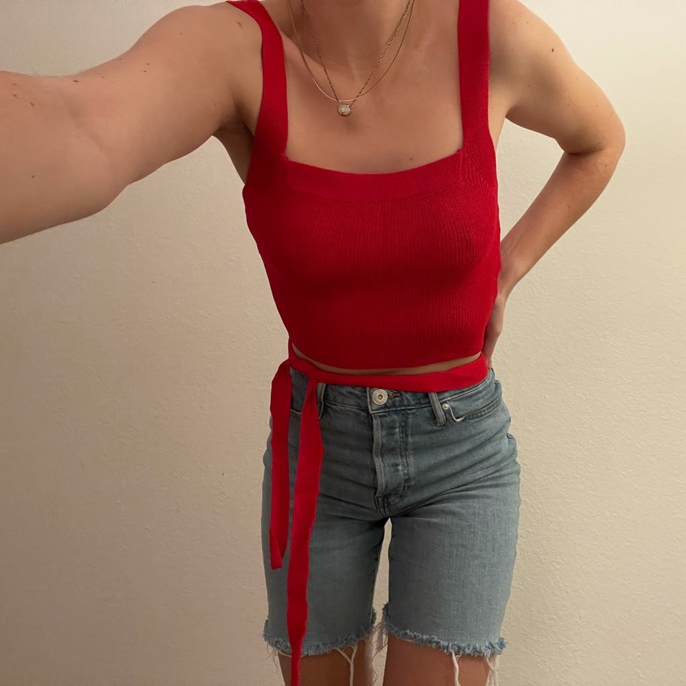 Red Tie Tank